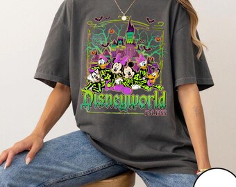 Vintage Disneyland Halloween Shirt, Mickey And Friends Halloween Shirt, Halloween Party 2025 Shirt, Disney Family Trip Halloween 2025,