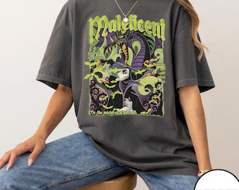 Vintage Maleficent Disney Villains T-shirt, Bad Witches Club, Disney Funny Villain Era Shirt, Maleficent Shirt, Sleeping Beauty Shirts