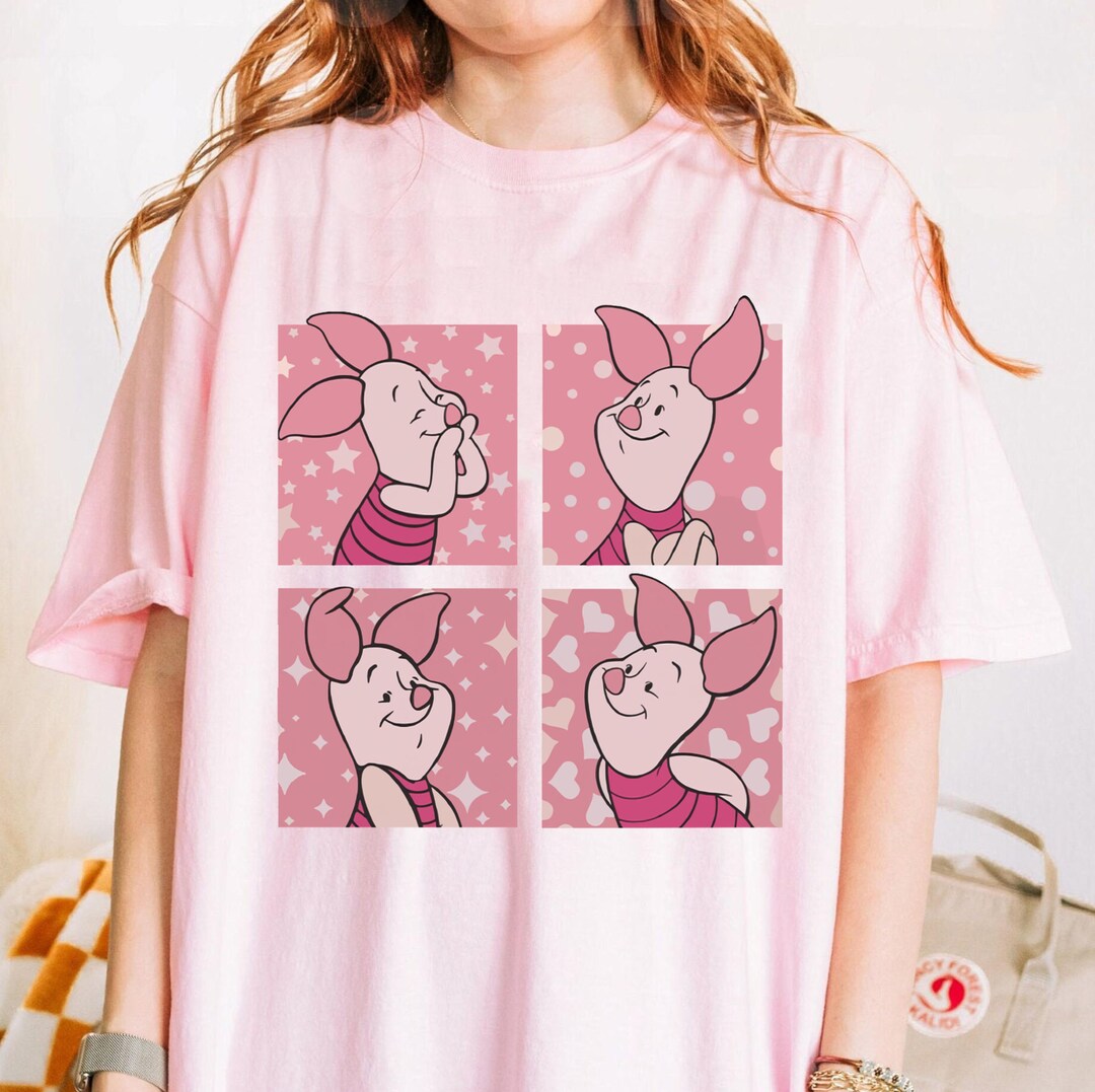 Vinatge Disney Piglet Portrait Shirt, Winnie the Pooh Tshirt, Piglet ...