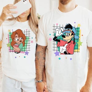 Vintage Disney 90S A Goofy Movie Shirt, His Roxanne And Her Max Tshirt, Dinsey Goofy Tee, Disneyland Family Trip, Wdw Tour, Birthday Gift
