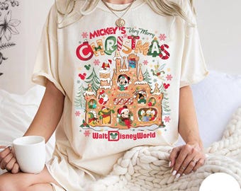 Coquette Mickey's Very Merry Christmas Party 2025 Gingerbread Shirt, Mickey's Very Merry Christmas, Disneyland Vacation Family Gifts
