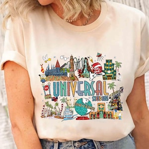Vintage Disney Universal Studios Shirt, Universal Florida Tshirt, Universal Orland Tee, Disneyland Family Trip, Wdw Tour, Birthday Gift