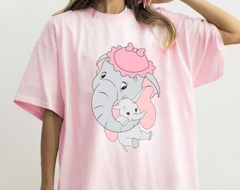 Vintage Disney Mrs. Jumbo Dumbo Shirt, Mrs. Dumbo And Jumbo Tshirt, Disney Mom Tee, Disneyland Family Trip, Wdw Tour Shirt, Birthday Gift