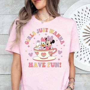 Disney Minnie And Daisy Bff Shirt, Girls Just Wanna Have Fun Tshirt, Magic Kingdom Tee, Disneyland Family Trip, Wdw Tour, Birthday Gift