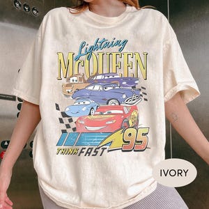Vintage Disney Lightning Mcqueen Piston Cup Shirt, Disney Cars Tshirt, Disney Pixar Movie Tee, Disneyland Family Trip, Magic Kingdom Tee