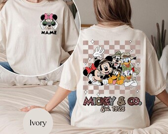 Customize Mickey And Friends Animal Kingdom Safari Mode Matching Shirt, Disneyland Family Matching Shirt, Mickey's Safari Travel & Co Shirt
