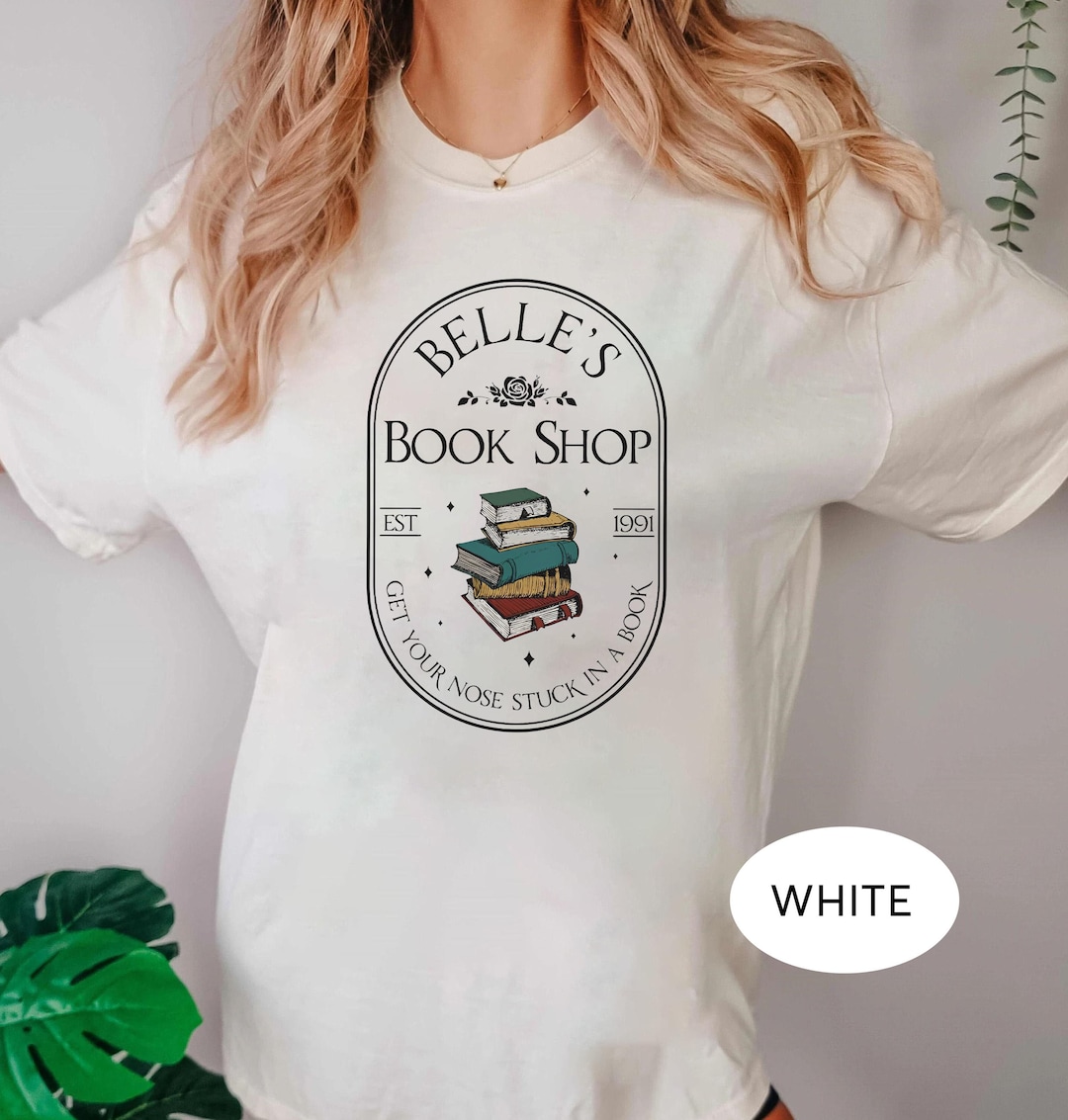 ヴィンテージ ディズニー ベルのブックショップ シャツ、ベル