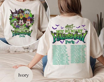 Retro Mickey's Not So Scary Halloween Party 2025 Shirt, Family Group Matching Halloween shirt, Mickey And Friends Halloween Shirt, disney