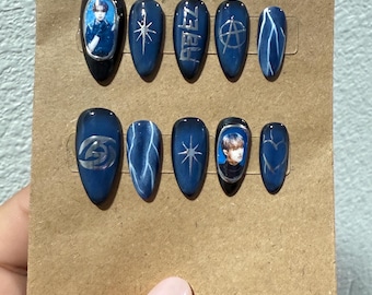 Ateez Press On Nails