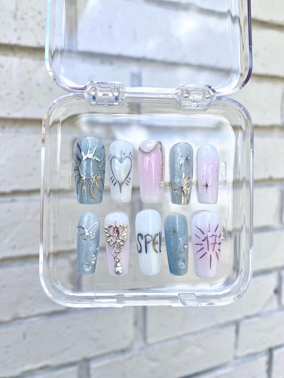 SVT Spell Inspired Press on Nails: Seventeen Concert Nails - Etsy