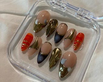 Autumn Nails | Fall Press On Nails