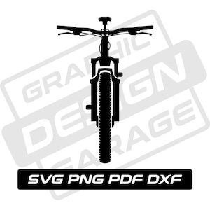 Mountain bike svg - pdf - png - dxf - mtb - bicycle - commercial use - downhill mtb - silhouette - clip art - instant download - cycling