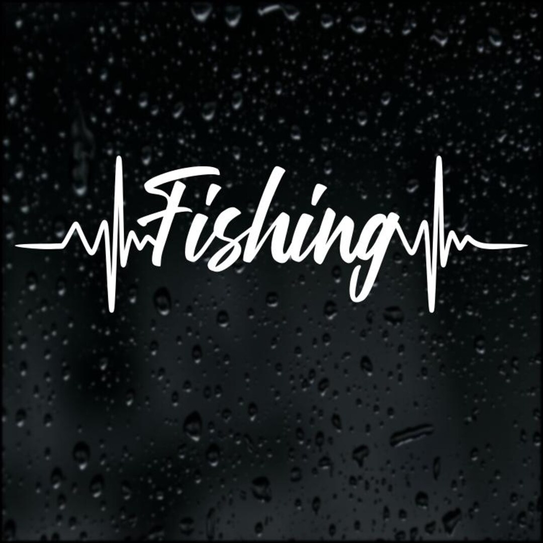 Fishing Lifeline Sticker Vinyl Decal Car Bumper Window Fish Esky ...