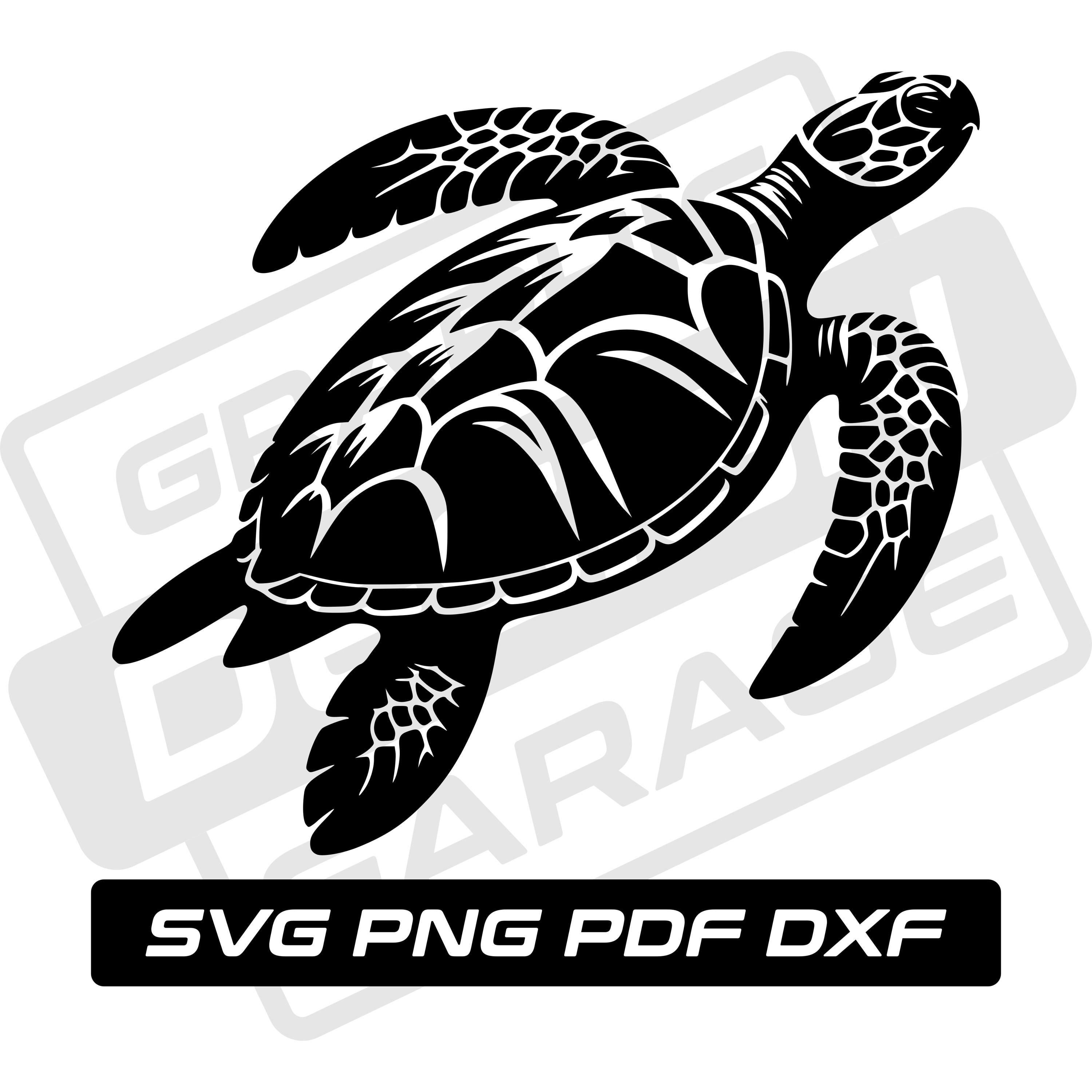turtle-svg-pdf-png-dxf-sea-turtle-sea-animal-svg-commercial