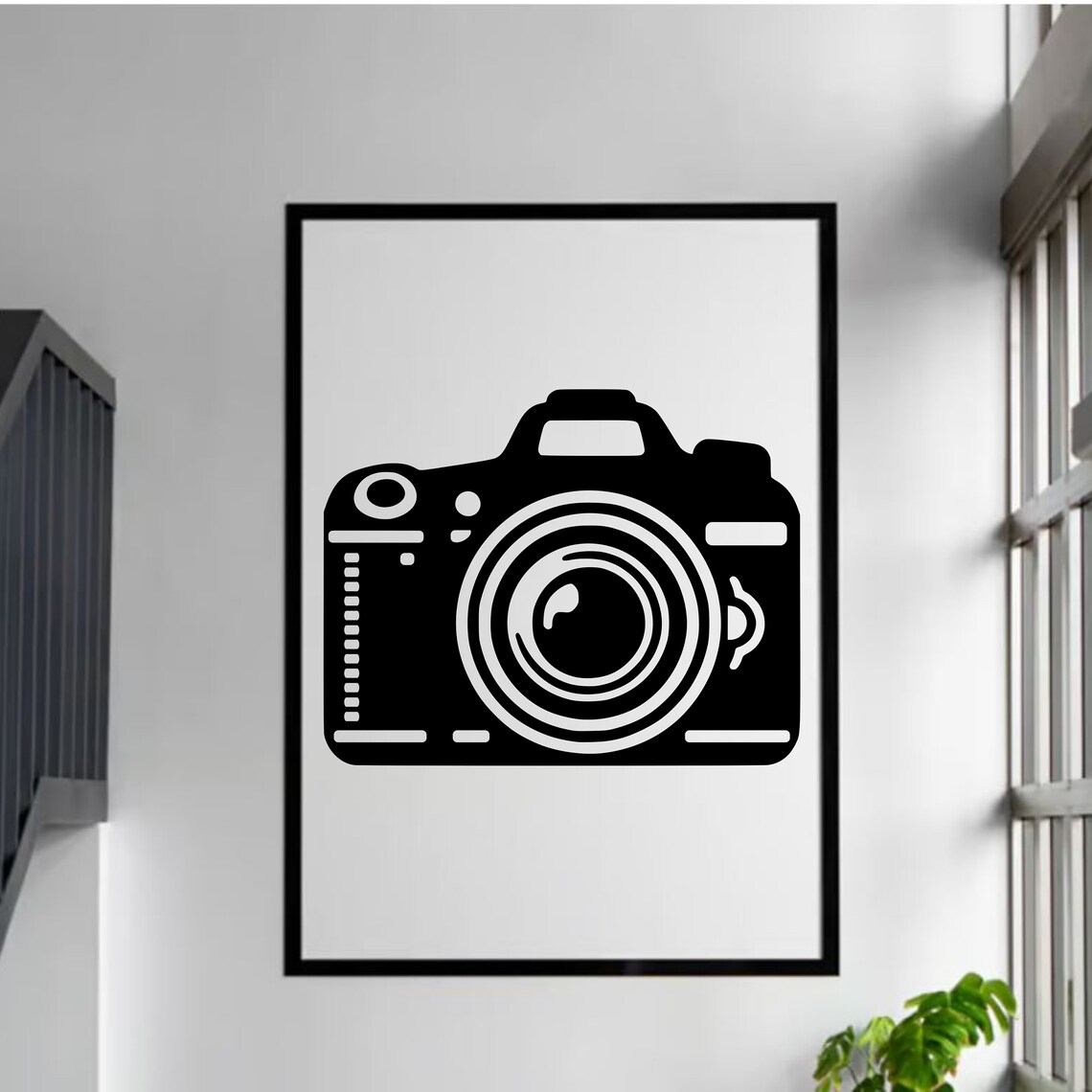 Camera Svg - Pdf - Png - Dxf - DSLR Camera - Photographer - Commercial ...