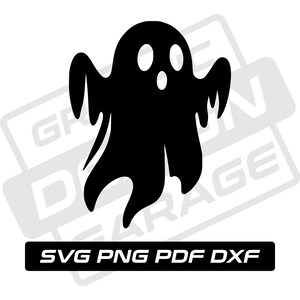 Ghost svg - pdf - png - dxf - halloween - ghost silhouette - commercial use - scary svg - spirit svg - clip art - instant download - spooky