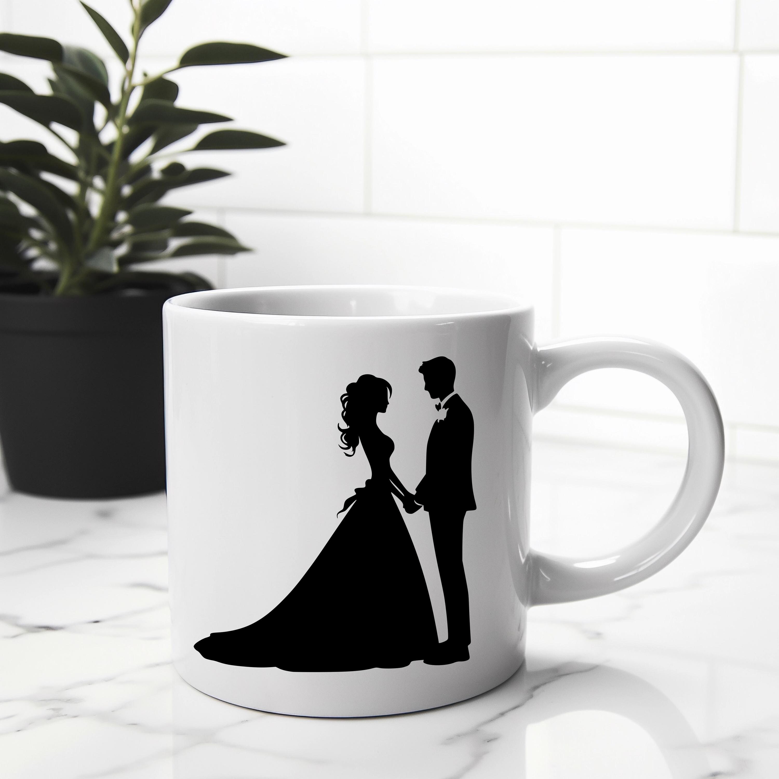 Bride and Groom Svg - Pdf - Png - Dxf - Wedding Couple - Commercial Use ...