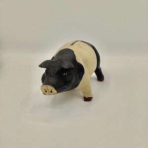Gusseisen Sparschwein Figur Vintage schwere Metall Schwein Türstopper Regal Dekoration Akzente und Wohn Dekor Tier Statuen Bauernhaus Geschenk