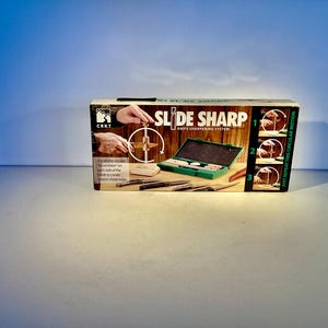 Columbia River Knife Slide Sharp Knife Sharpening System Vintage Tools New Old Stock gifts for Dad knives home and living tool hunting gift