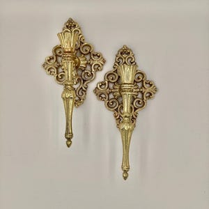 Candle Sconces Wall Hangings Decorative  Candle Holders Home Accents and Living Decor Metal Candlestick Holder Hanging Wall decor lighting