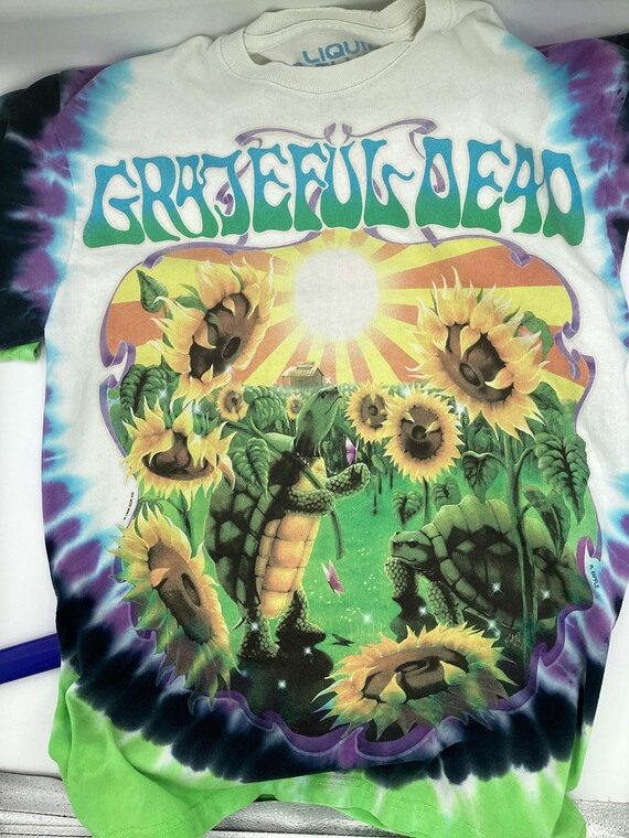Authentic Grateful Dead Liquid Blue Psychedelic S… - image 3