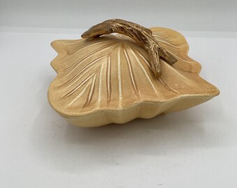 Plato de hojas vintage Miramar de California de 1957