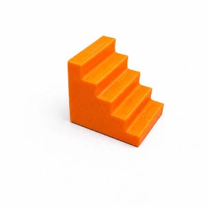 3D Printed CNC Clamp Steps – Orange Workholding for woodworking (8-Pack)