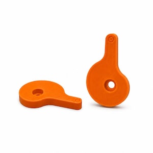 Set of 4 Orange CNC Cam Clamps | Shapeoko Workholding Accessory