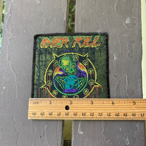 rare OVERKILL Horrorscope patch / vintage 1991 wo… - image 6