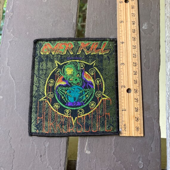 rare OVERKILL Horrorscope patch / vintage 1991 wo… - image 7