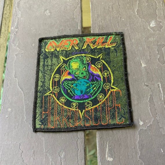 rare OVERKILL Horrorscope patch / vintage 1991 wo… - image 10