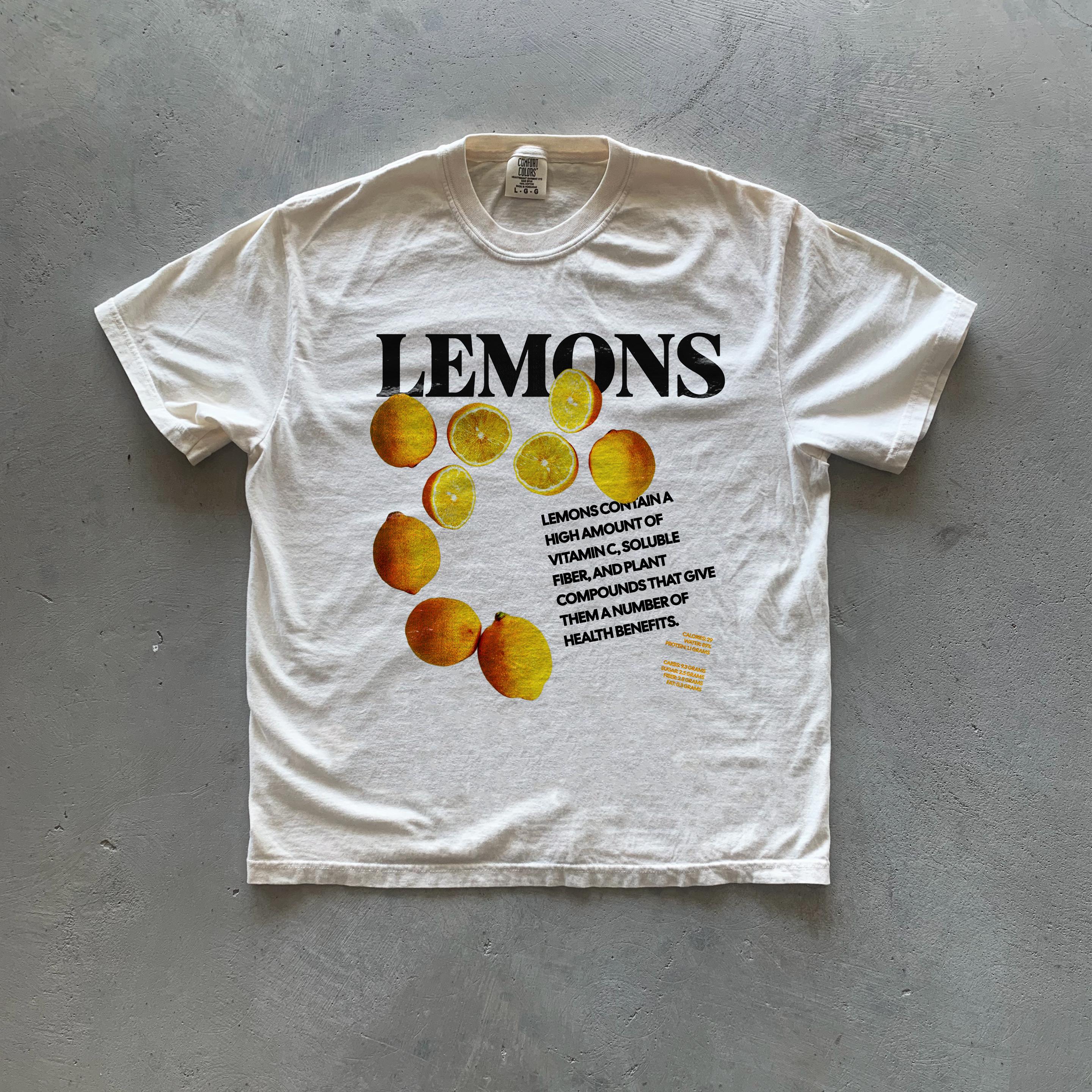 carorie　LIGHT PONTE T-SHIRT LEMON J.Crew: Classic-fit Lemon Graphic T-shirt For Women