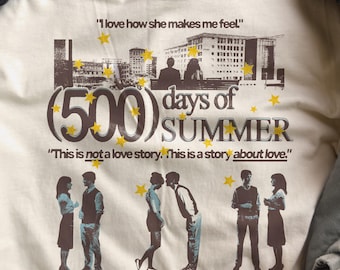 500 días de verano, camiseta unisex Comfort Colors, camiseta de película