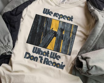 Camiseta con estampado gráfico: Algodón Comfort Colors, diseño minimalista, camiseta de película.