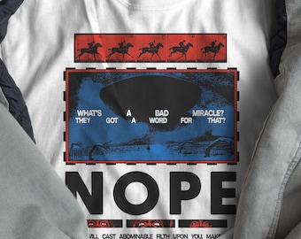 No, camiseta de la película de terror de Jordan Peele Comfort Colors