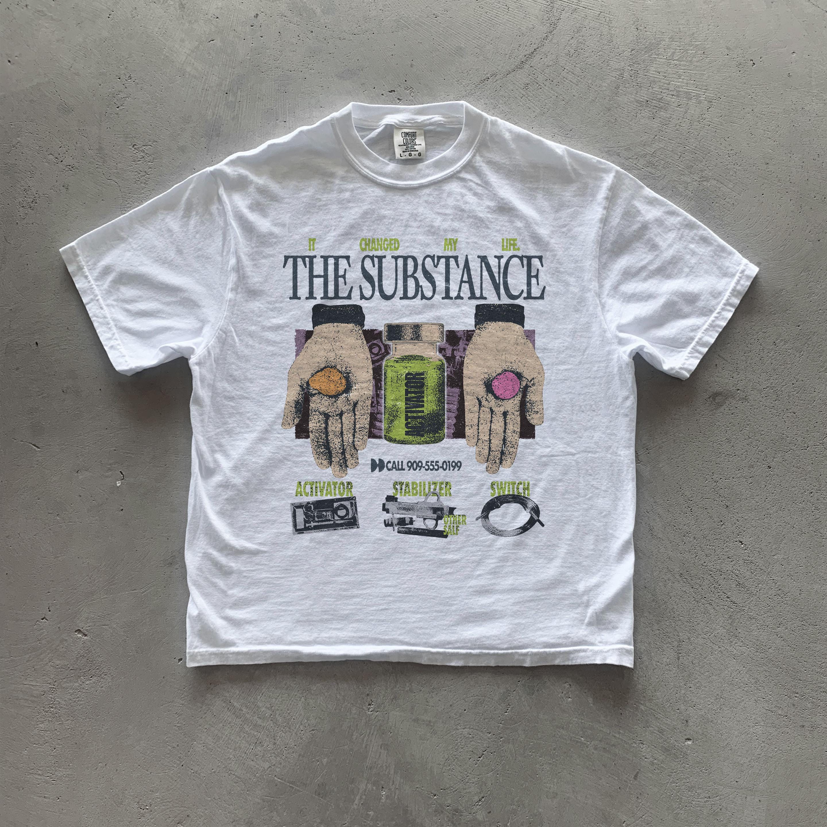 The Substance サブスタンス ロングスリーブ Tシャツ 映画