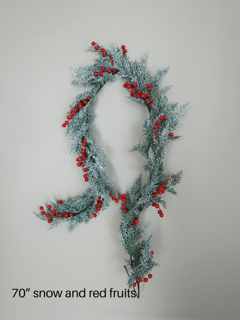 70 Norfolk Real Touch Extra Full Garland, Pine Greenery, Artificial