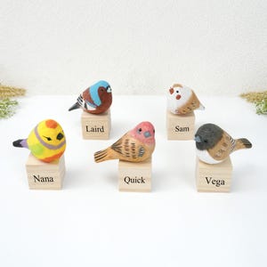 Hand Carved Wooden Carving Birds Figurine, Handmade Wooden Carving Bird Sculpture, Chubby Bird, Wooden Ornaments, Gifts For Bird Lovers