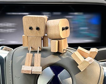 Figurine En Bois Vacillante Besreey – Déco Mignonne Pour Voiture, Bureau Ou Salon | Bonhomme Oscillant Design