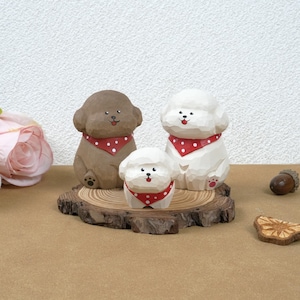 Wooden Dog, Adorable Wooden Figurine, Wooden Animal Figurines, Wooden Ornaments, Dog Statue, Desk Decor, Home Decor, Animals Lovers Gift