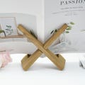 Personalized Wooden Book Stand, Wooden Cookbook Holder, Reading Bookshelf, Tablet Stand Book, Photo Frame Display Stand, Reading Holde Gift