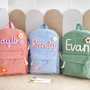 Sac à dos fait main pour tout-petit avec nom | Sac à dos préscolaire | Cartable pour tout-petits | Cartable pour enfants | Sac à dos pour enfants | Sac à dos pour enfants