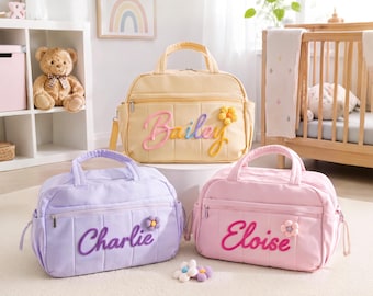 Girl’s Ballet Dance Duffel: Custom Name Tag & Spacious Compartments, Toddler Ballet Recital Gift
