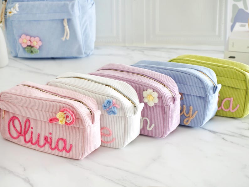 Yarn Name Pencil Case, Personalized