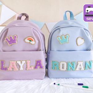 Custom Kids Backpack With Name | School Bag | Toddler Book Bag | School Bag for Kids | Children&#39;s Backpack | Kids Backpack