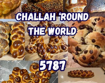 Challah 'Alrededor del Mundo - Calendario Judío 5787 (Copia Digital)