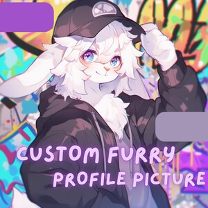 Furry | Custom Furry Art Commission | PFP | Fursona Commission | Furry PFP | Furry Icon | Furry Avatar | Fursona Art | Anime Furry | Fursona