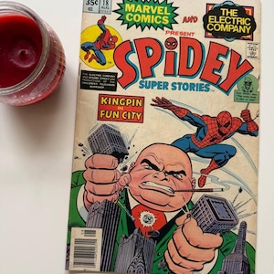 1976 rare -- Spidey Super Stories #18 | Spider-Man vs KINGPIN - Vintage old comic book 1970s | First app of “Crime City” | John Romita Sr.