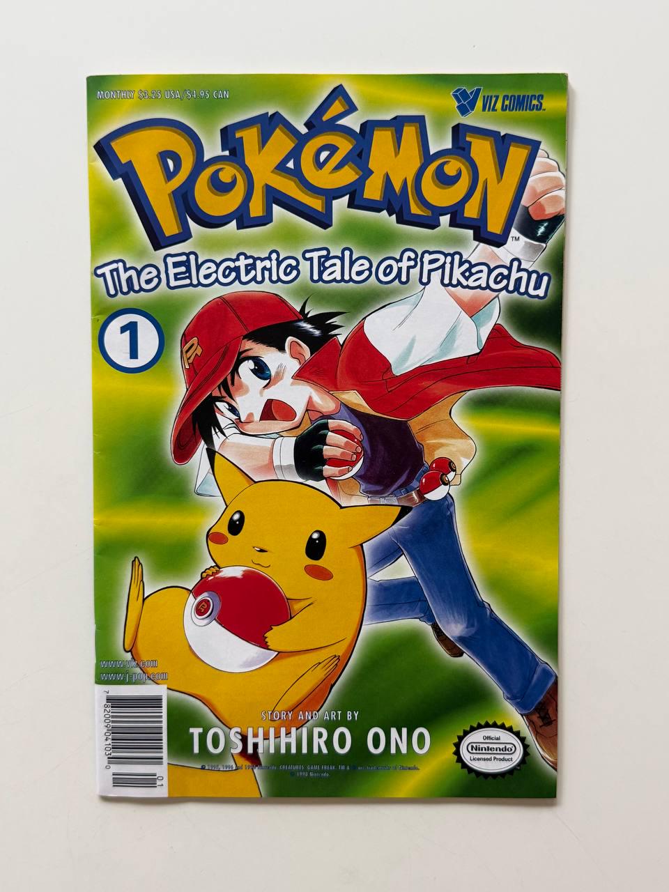 Pokemon the Electric Tale of Pikachu #1 #2 #3 Comic Book Lot | Viz