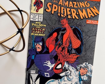Amazing Spider-Man #321 Todd McFarlane Cover (Silver Sablle-app) - Vintage stripboek jaren 80